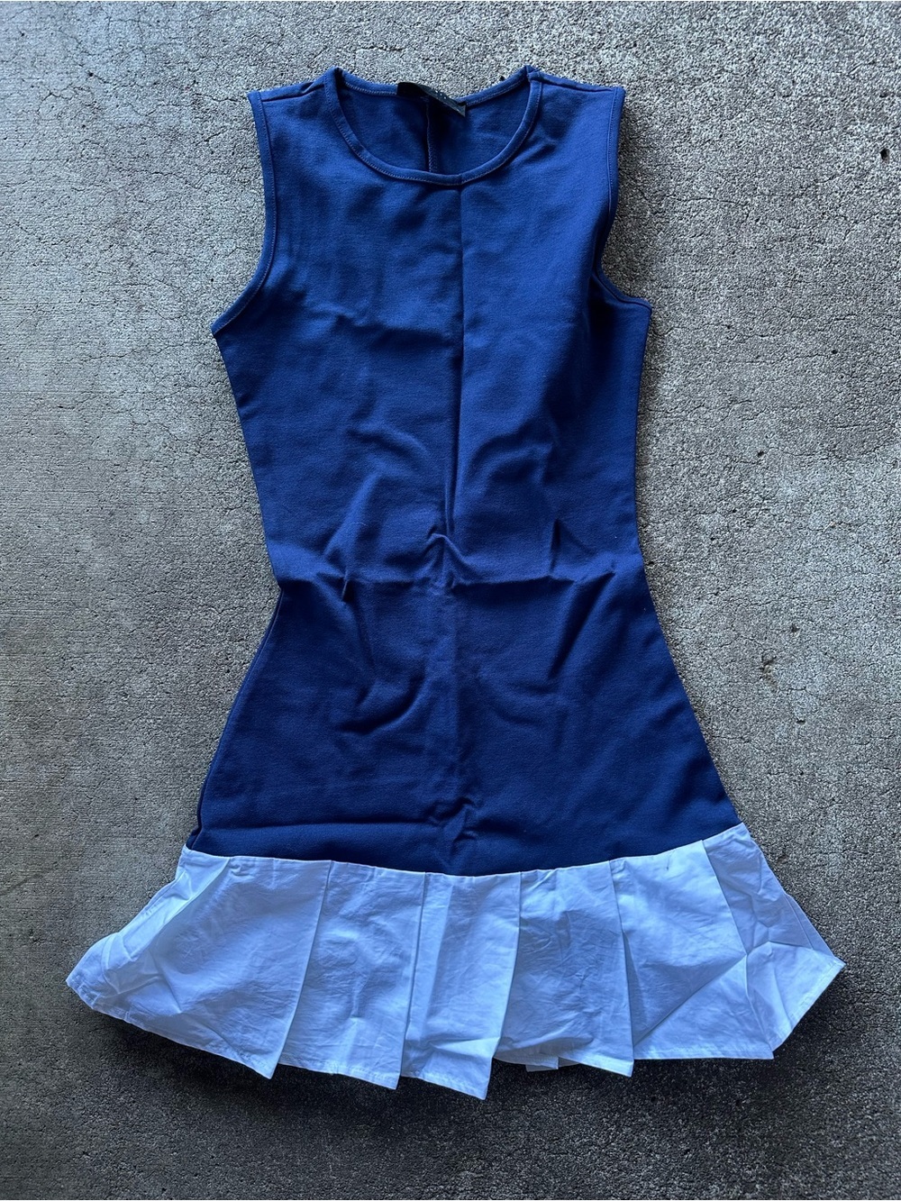 21 Saints Blue Sleeveless Mini Dress